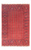 Afghansk tæppe - Bukhara - 298 x 200 cm - mørkerød