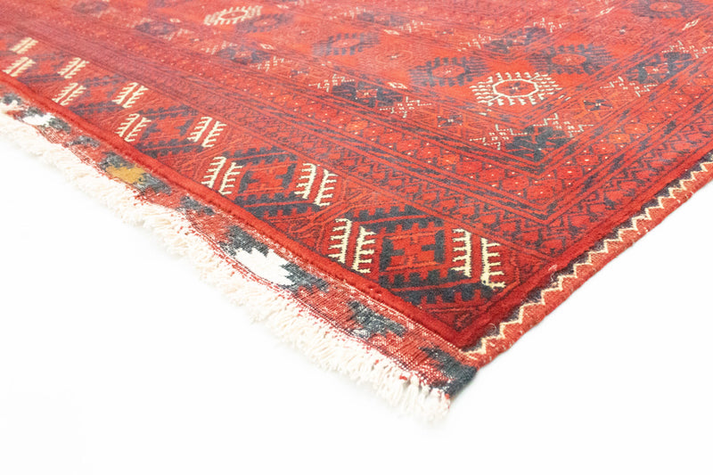 Afghansk tæppe - Bukhara - 294 x 200 cm - mørkerød