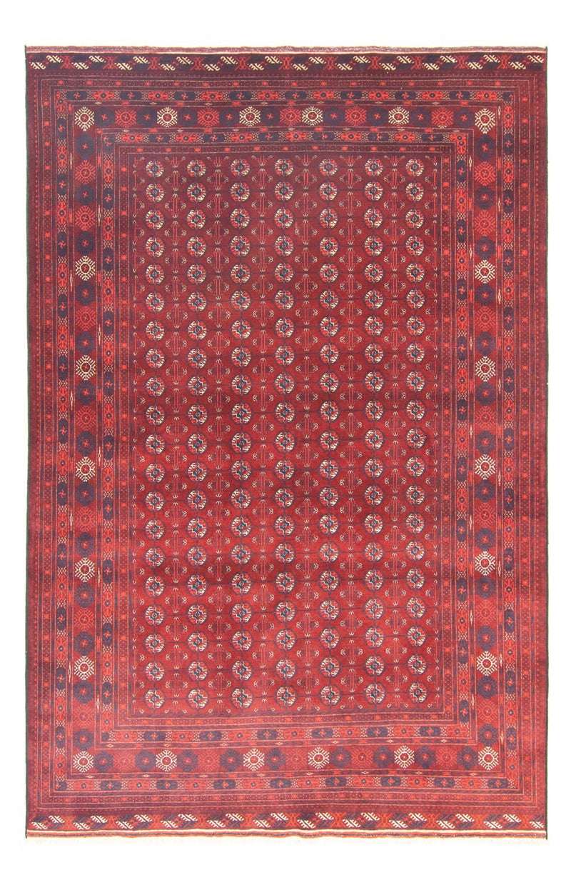 Afghansk tæppe - Bukhara - 297 x 198 cm - mørkebrun