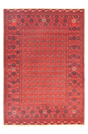 Afghansk tæppe - Bukhara - 295 x 199 cm - mørkerød