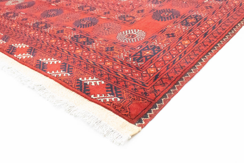 Afghansk tæppe - Bukhara - 295 x 199 cm - mørkerød