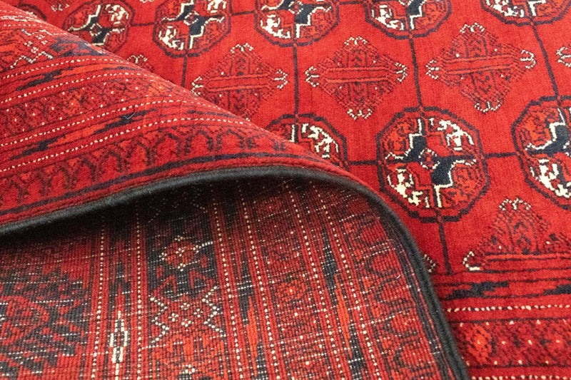 Afghansk tæppe - Bukhara - 293 x 203 cm - rød
