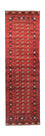 Løber Afghansk tæppe - Bukhara - 293 x 87 cm - mørkerød