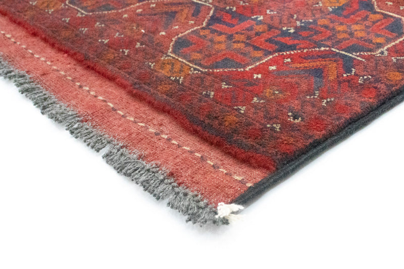 Løber Afghansk tæppe - Kunduz - 294 x 80 cm - rød