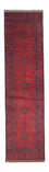 Løber Afghansk tæppe - Kunduz - 296 x 77 cm - rød