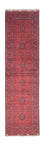 Løber Afghansk tæppe - Kunduz - 302 x 78 cm - rød