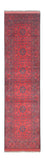 Løber Afghansk tæppe - Kunduz - 297 x 74 cm - rød