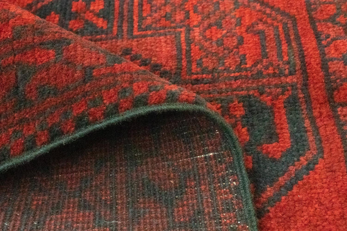 Afghansk tæppe - Filpa - 145 x 96 cm - rød