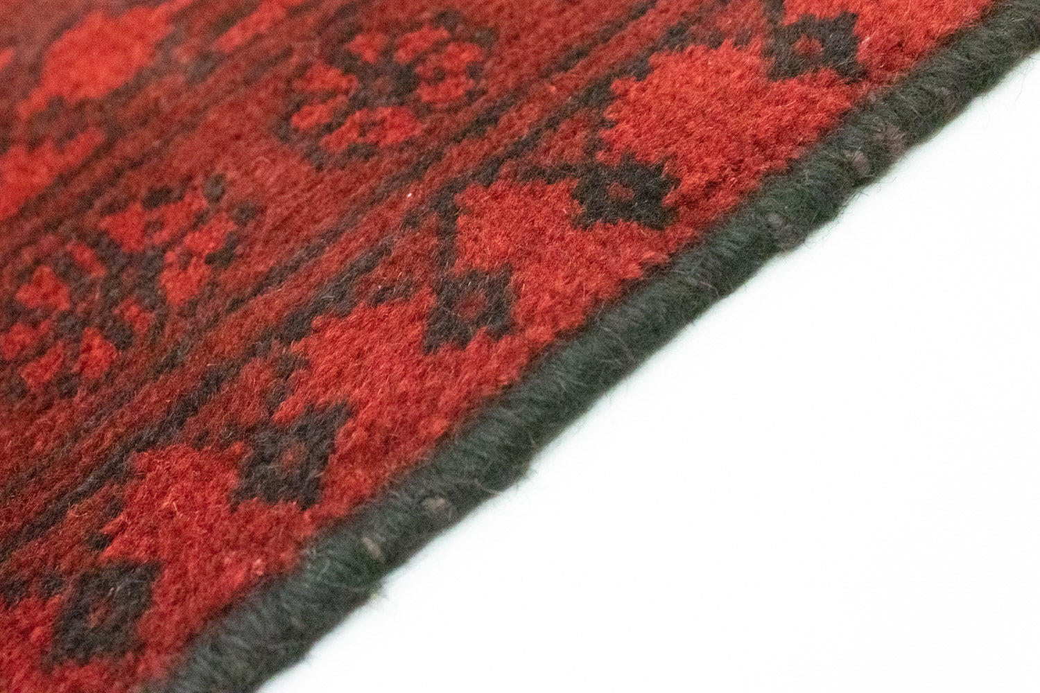 Afghansk tæppe - Filpa - 140 x 100 cm - rød