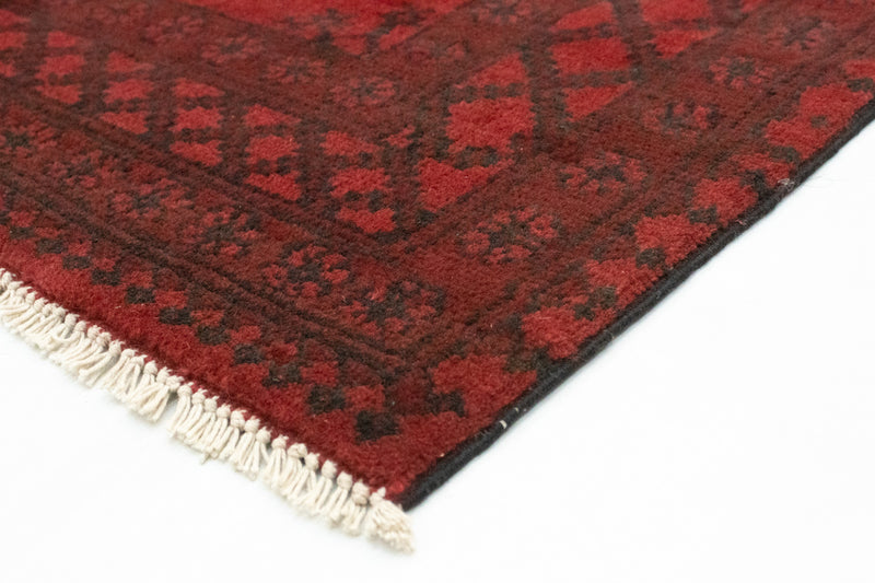 Afghansk tæppe - Filpa - 139 x 102 cm - rød