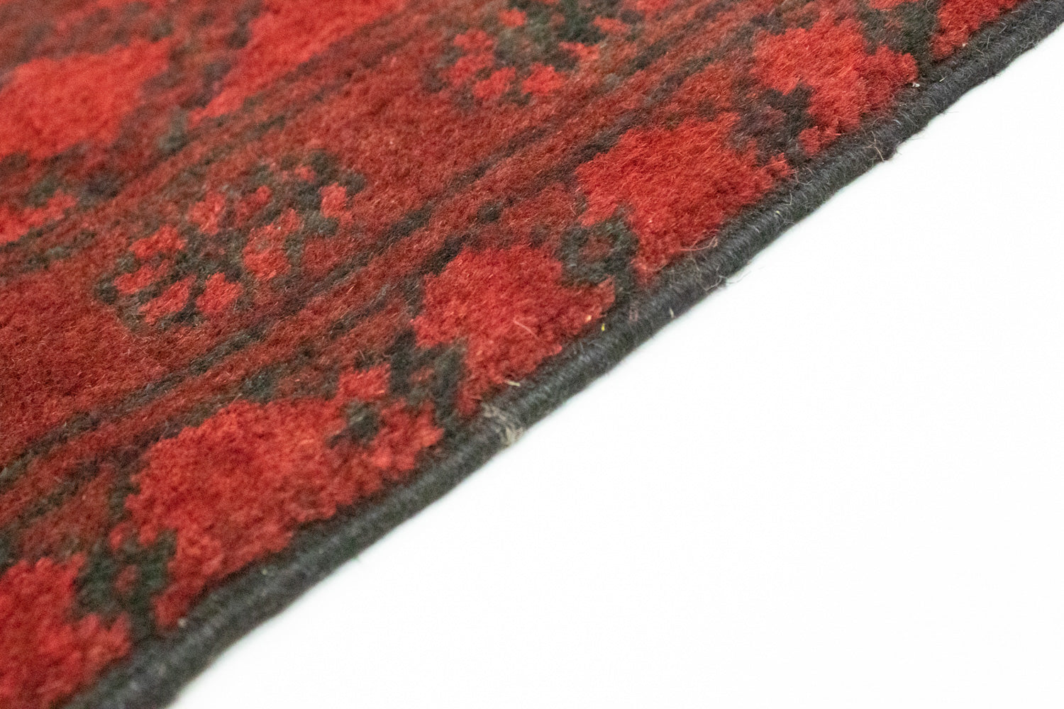 Afghansk tæppe - Filpa - 139 x 102 cm - rød