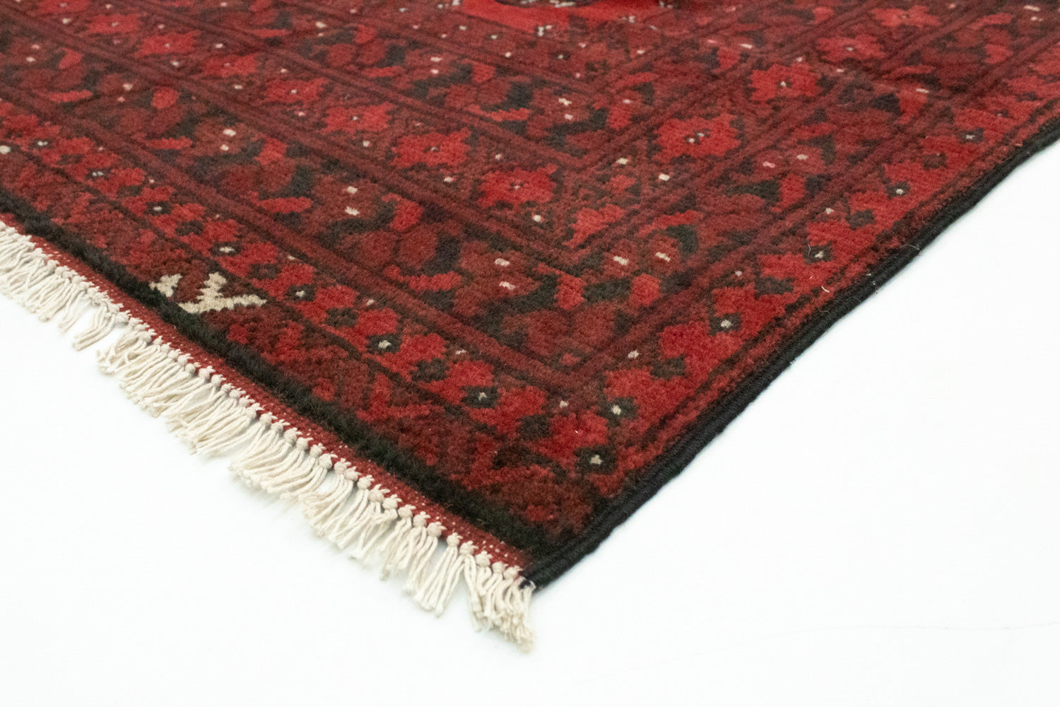Afghansk tæppe - Filpa - 145 x 93 cm - rød