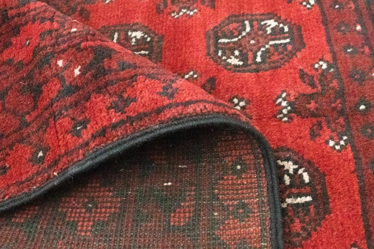 Afghansk tæppe - Filpa - 145 x 93 cm - rød