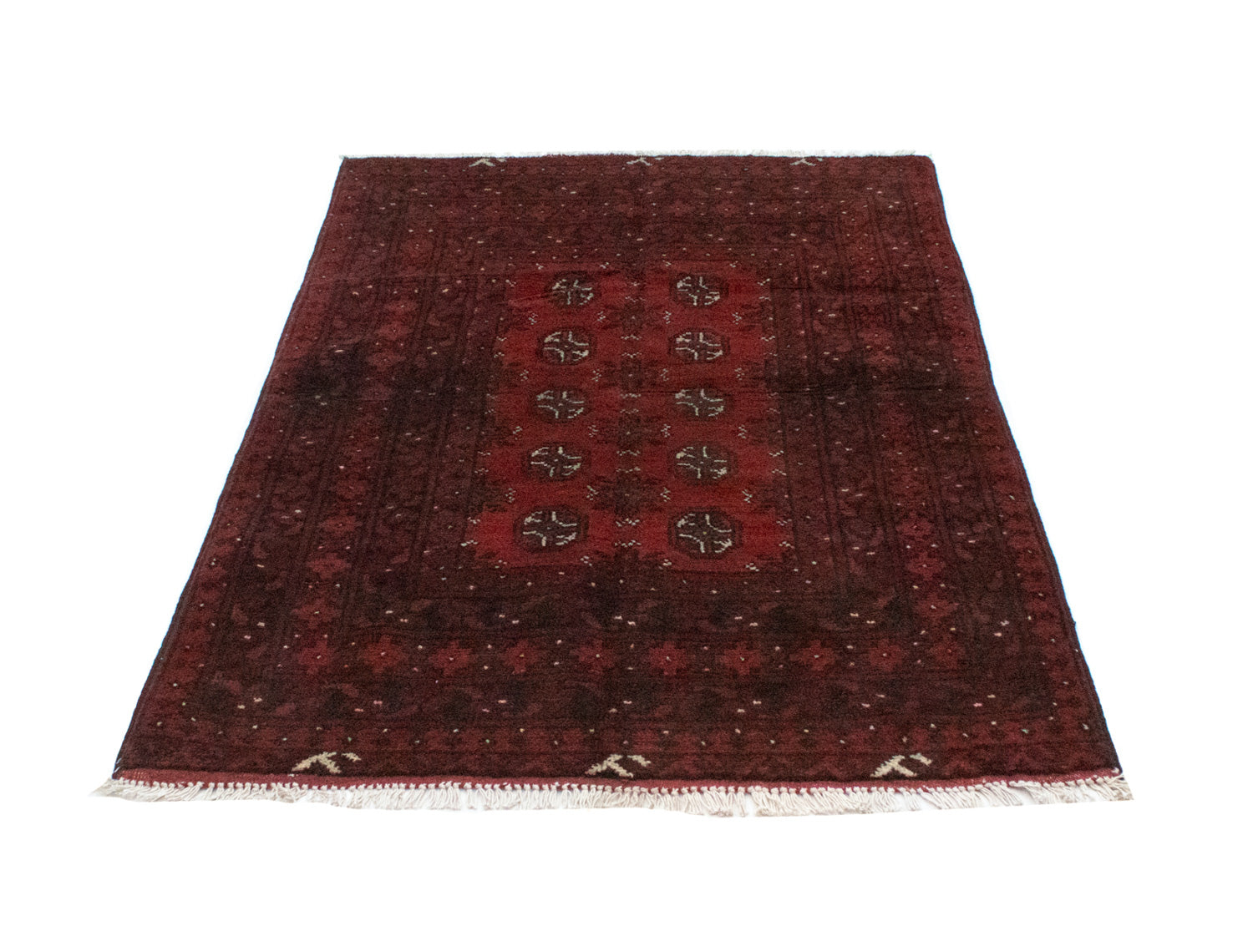 Afghansk tæppe - Filpa - 145 x 93 cm - rød