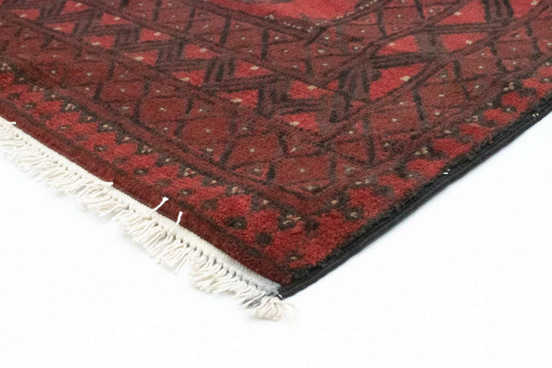 Afghansk tæppe - Filpa - 148 x 103 cm - rød