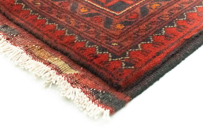 Afghansk tæppe - Kunduz - 194 x 147 cm - rød