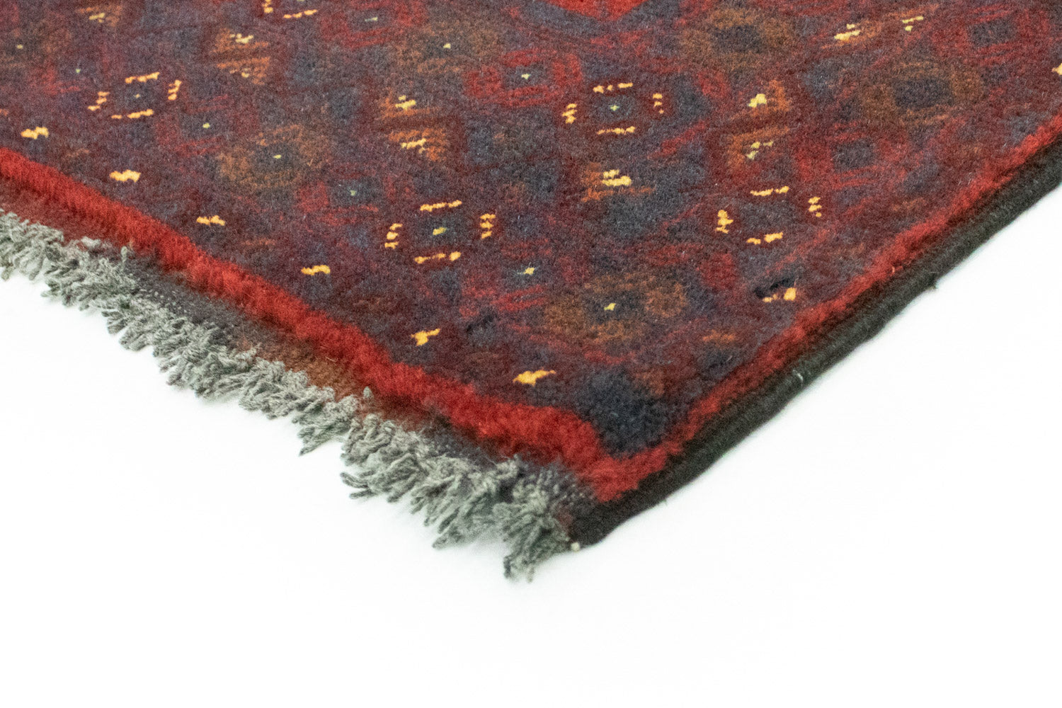 Afghansk tæppe - Kunduz - 125 x 78 cm - rød