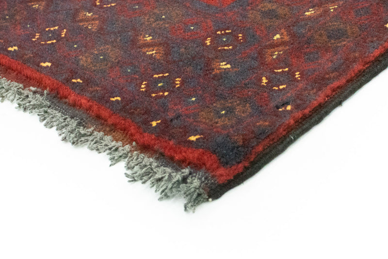 Afghansk tæppe - Kunduz - 125 x 78 cm - rød