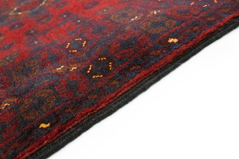 Afghansk tæppe - Kunduz - 125 x 78 cm - rød
