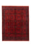 Afghansk tæppe - Kunduz - 195 x 154 cm - rød