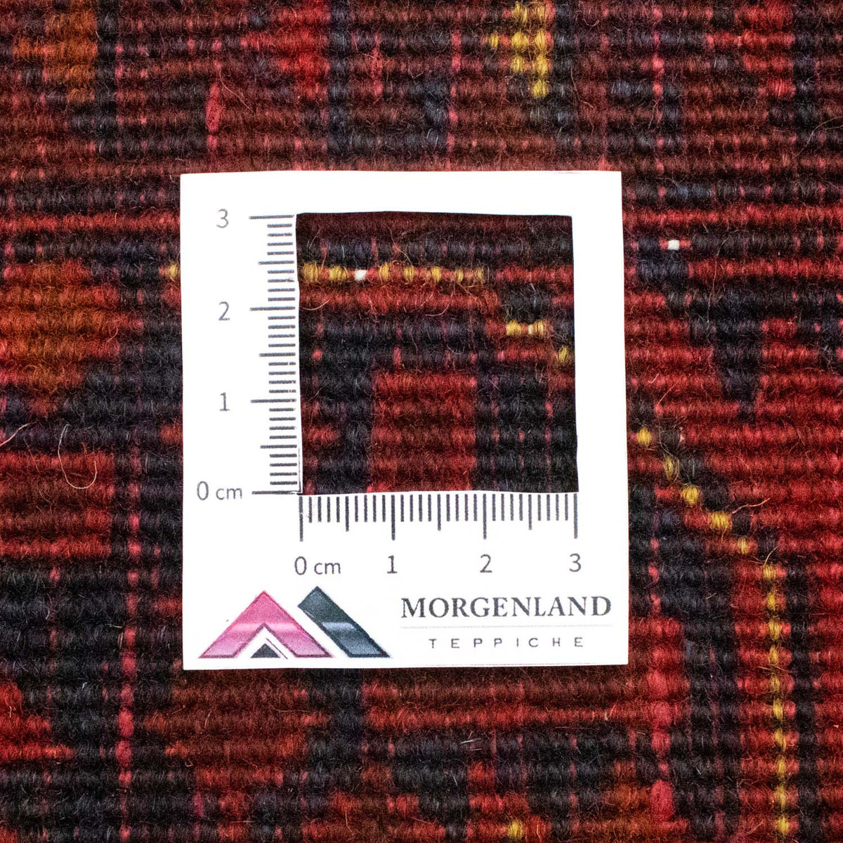 Afghansk tæppe - Kunduz - 197 x 151 cm - rød