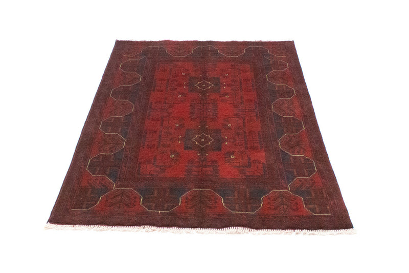 Afghansk tæppe - Kunduz - 147 x 97 cm - rød