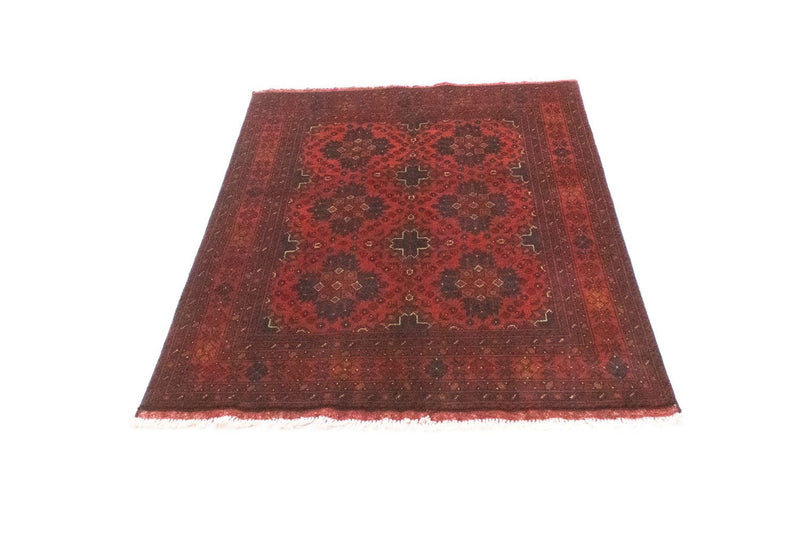 Afghansk tæppe - Kunduz - 142 x 103 cm - rød