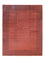 Afghansk tæppe - Filpa - 390 x 302 cm - mørkerød