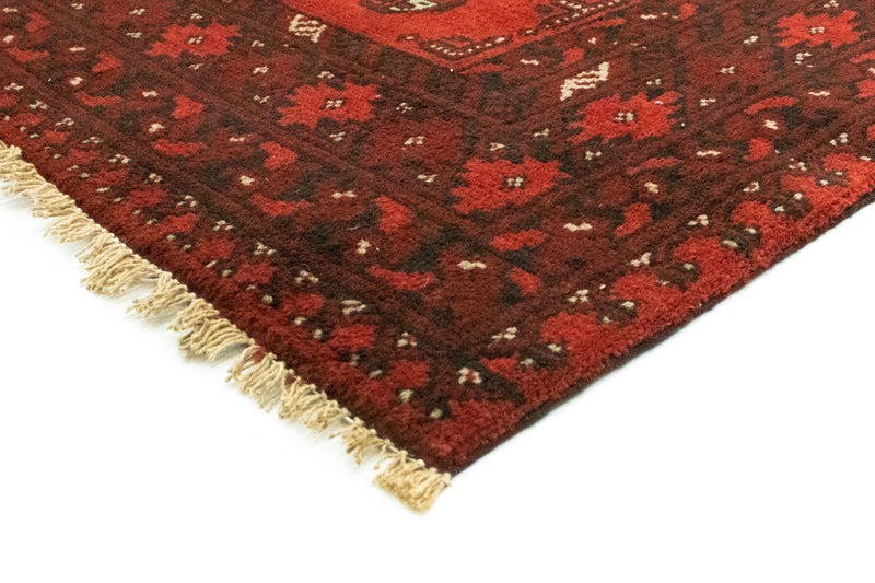 Afghansk tæppe - Filpa - 242 x 163 cm - rød