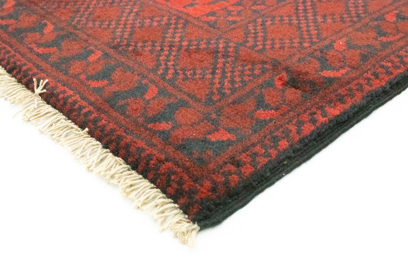 Afghansk tæppe - Filpa - 148 x 106 cm - rød