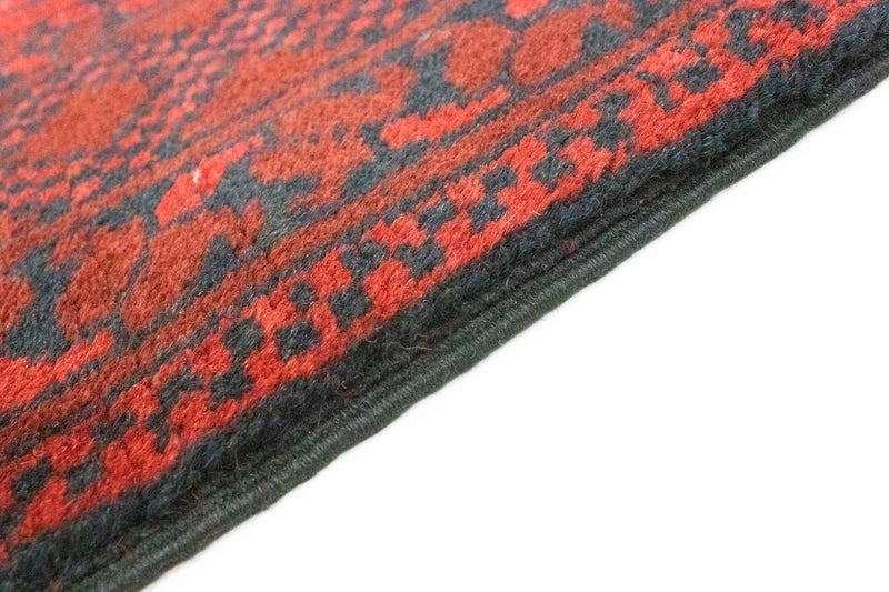 Afghansk tæppe - Filpa - 148 x 106 cm - rød
