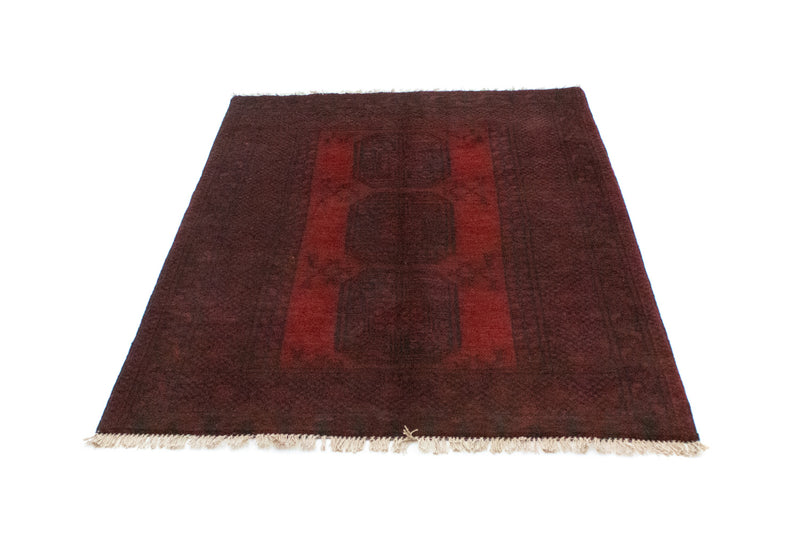 Afghansk tæppe - Filpa - 148 x 106 cm - rød