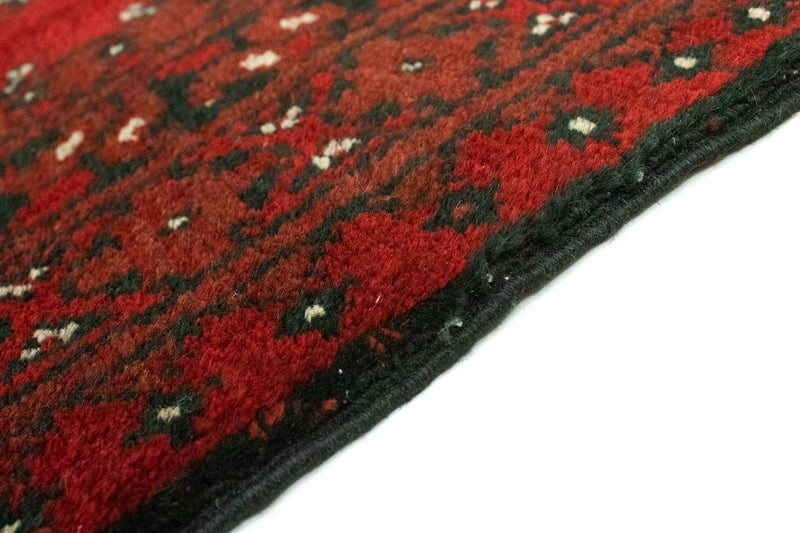Afghansk tæppe - Filpa - 192 x 101 cm - rød