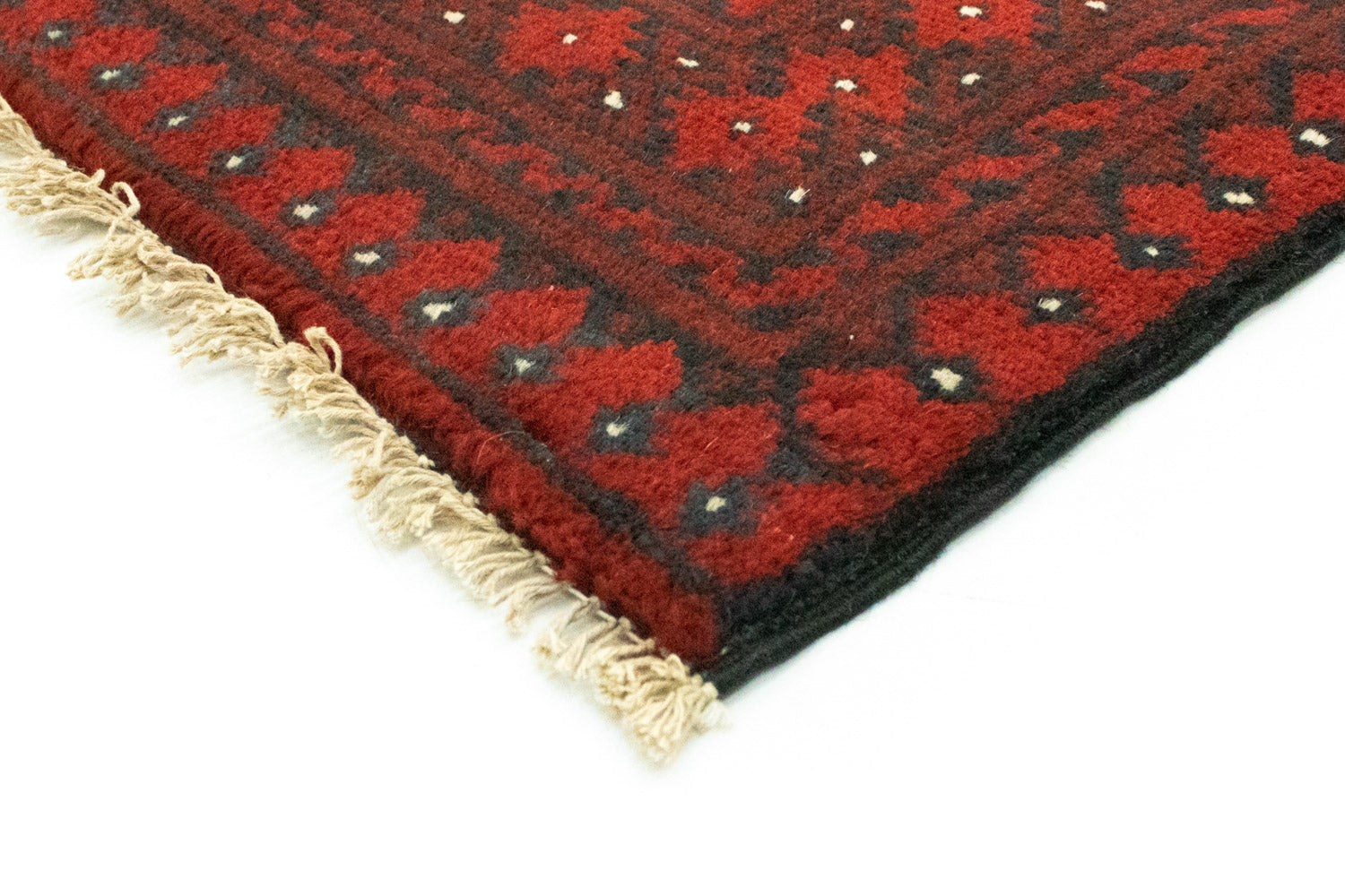 Afghansk tæppe - Filpa - 191 x 100 cm - rød