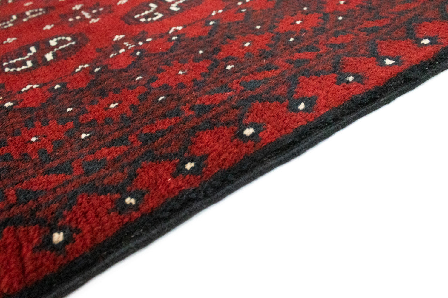 Afghansk tæppe - Filpa - 191 x 100 cm - rød