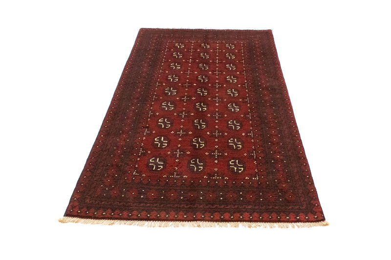 Afghansk tæppe - Filpa - 191 x 100 cm - rød