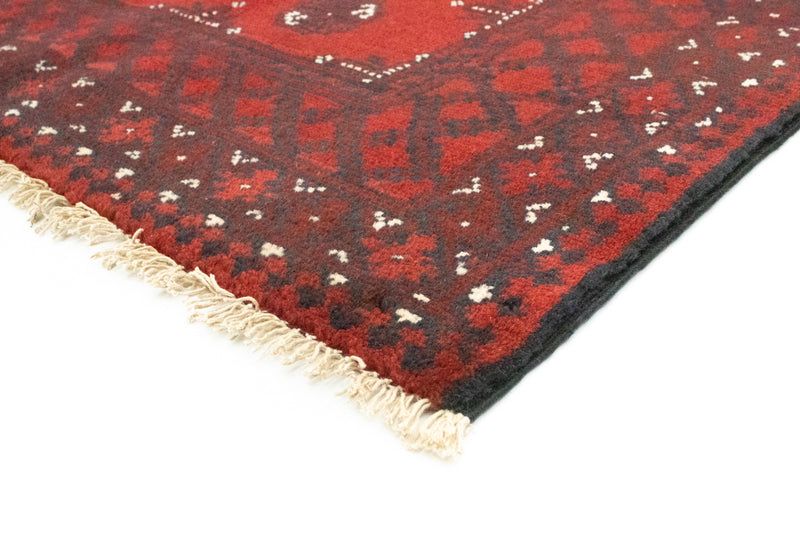 Afghansk tæppe - Filpa - 192 x 99 cm - rød