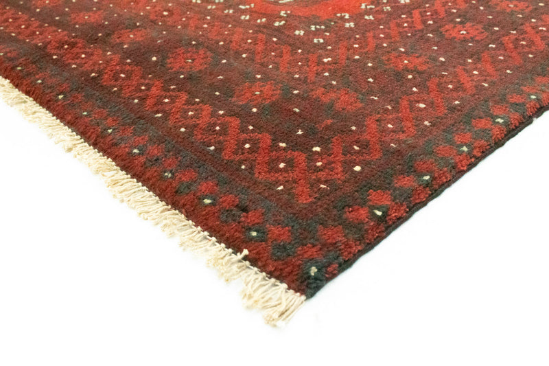 Løber Afghansk tæppe - Filpa - 200 x 100 cm - rød