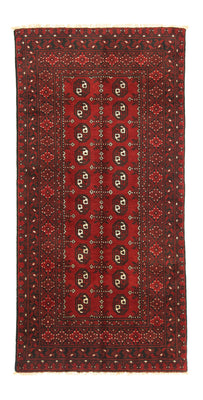 Afghansk tæppe - Filpa - 195 x 96 cm - rød
