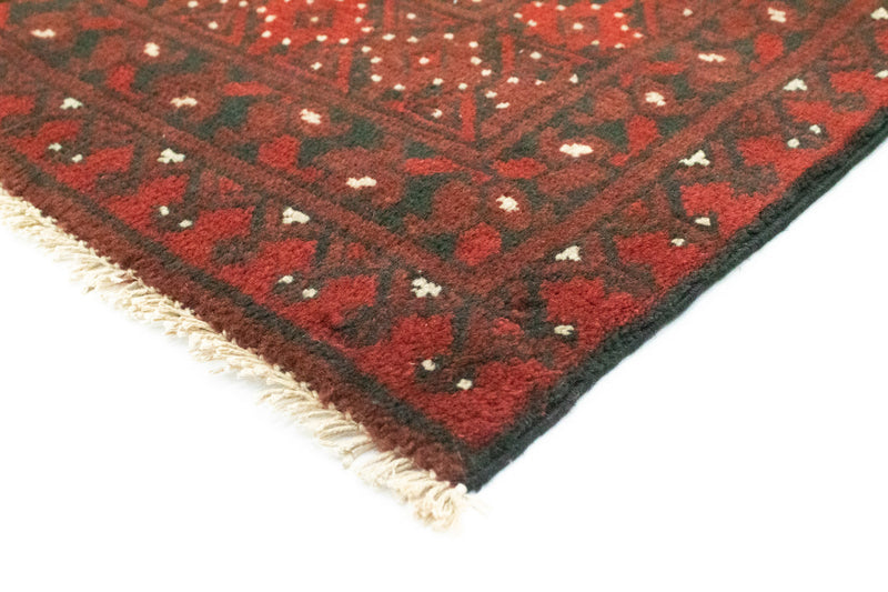 Afghansk tæppe - Filpa - 195 x 96 cm - rød