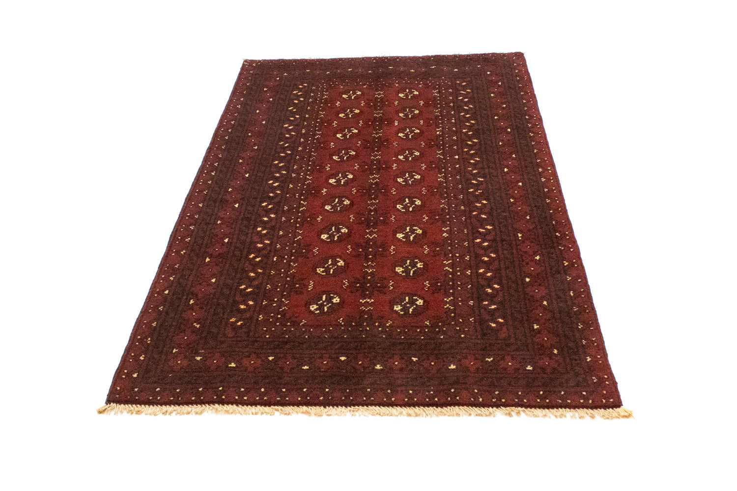 Afghansk tæppe - Filpa - 190 x 104 cm - rød