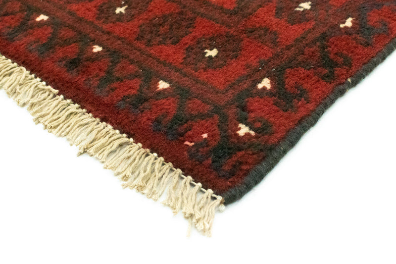 Afghansk tæppe - Filpa - 195 x 100 cm - rød