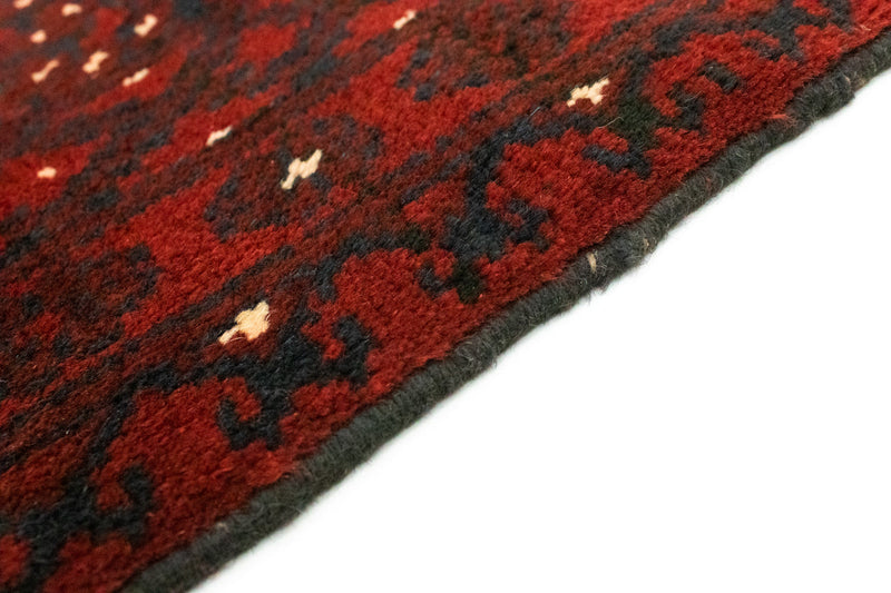 Afghansk tæppe - Filpa - 195 x 100 cm - rød
