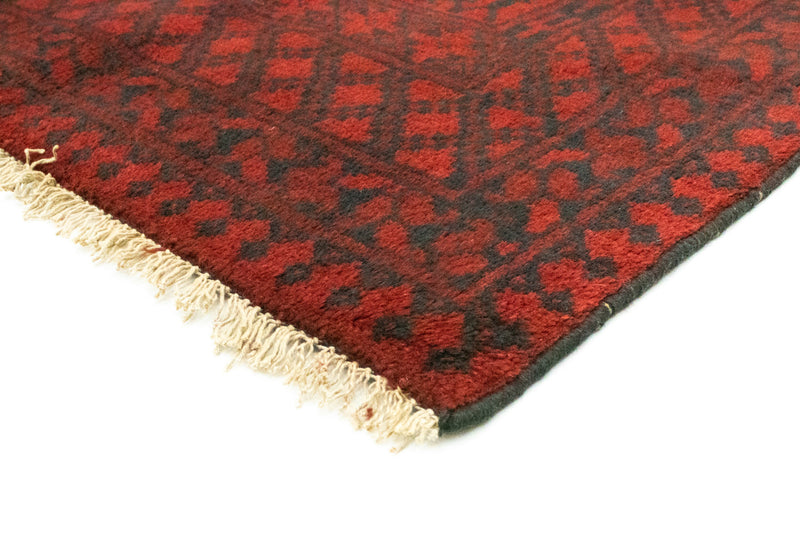 Afghansk tæppe - Filpa - 198 x 96 cm - rød