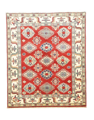 Ziegler Carpet - Kazak - 199 x 146 cm - mørkerød