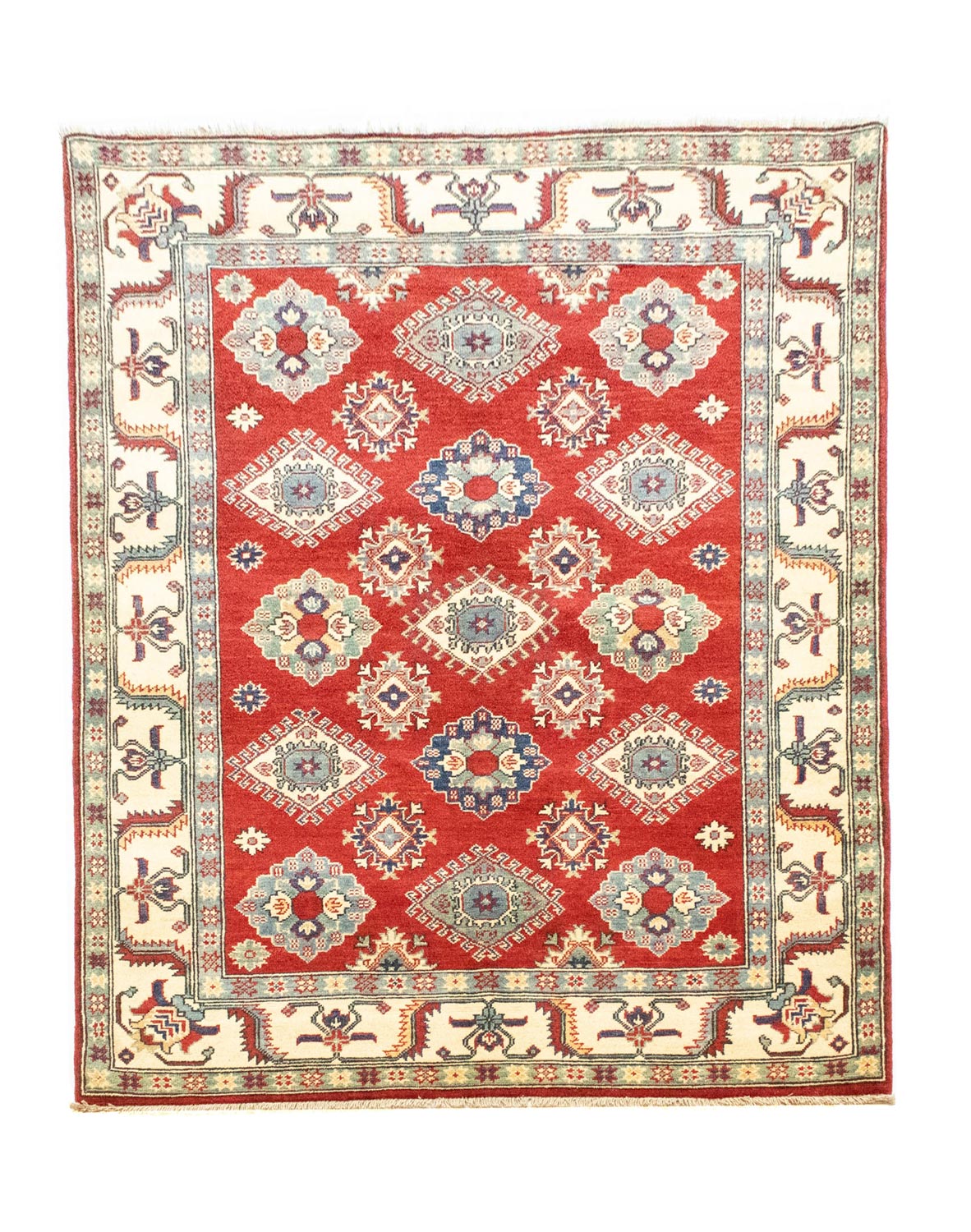 Ziegler Carpet - Kazak - 199 x 146 cm - mørkerød
