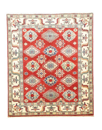 Ziegler Carpet - Kazak - 199 x 146 cm - mørkerød