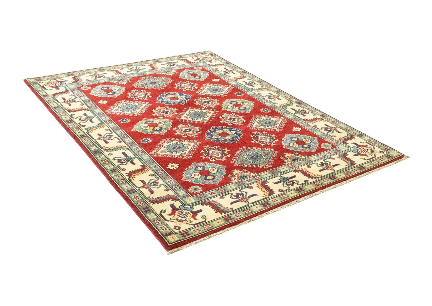 Ziegler Carpet - Kazak - 199 x 146 cm - mørkerød