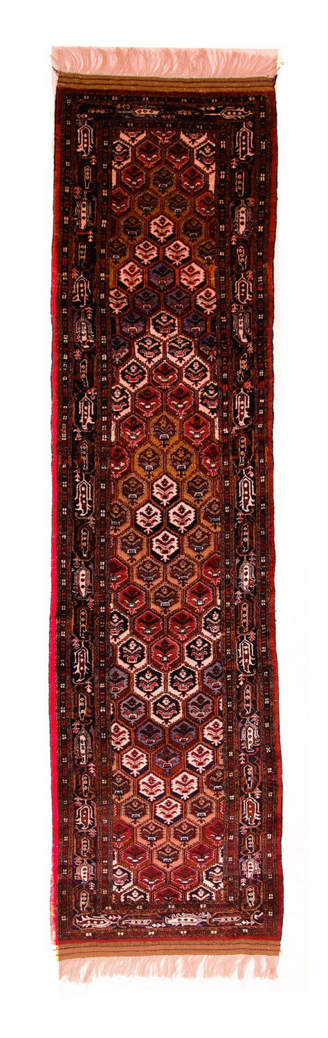 Løber Persisk tæppe - Classic - 303 x 79 cm - mørkebrun