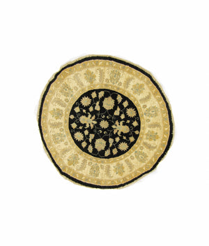 Ziegler Carpet rundt  - 151 x 149 cm - sort